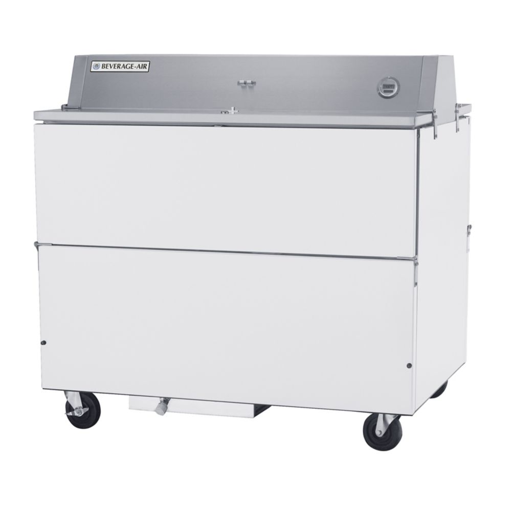 Beverage-Air 49" School Milk Cooler with White Exterior