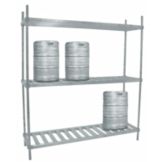 Advance Tabco 20" x 72" Aluminum Keg Rack. KR-72