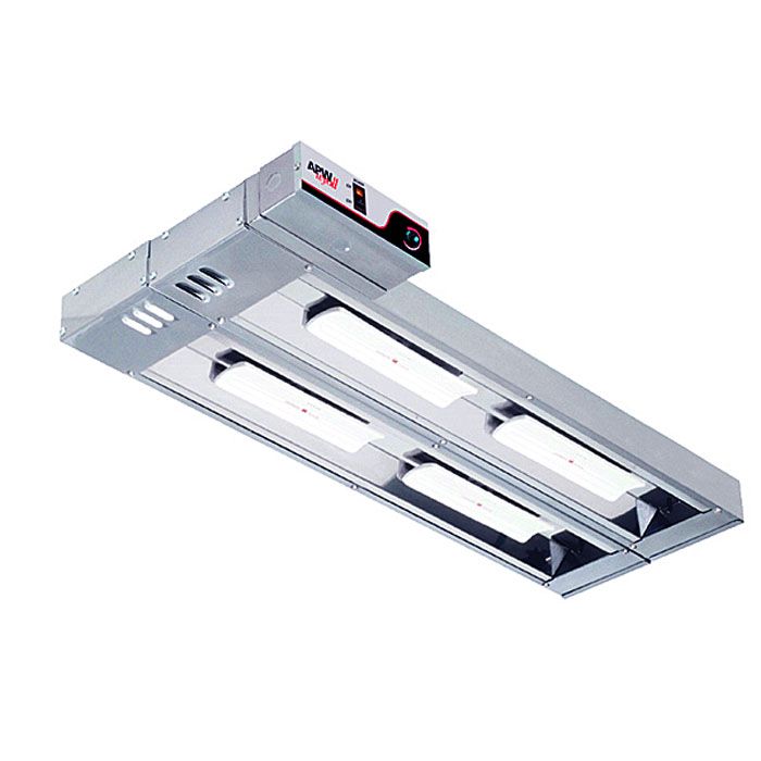 APW 42" Double C*Radiant Overhead Warmer, w/ Remote, FDDC-42L-R