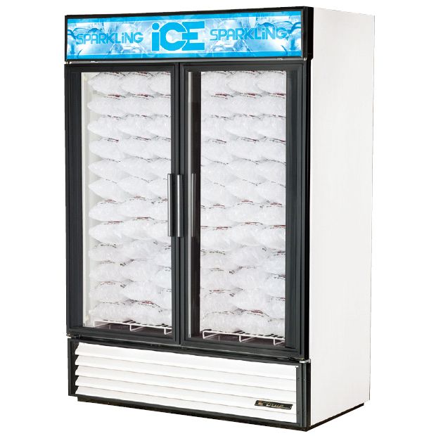 True&reg; Swing Door No Tank Ice Freezer Merchandiser, 49 Cubic Ft