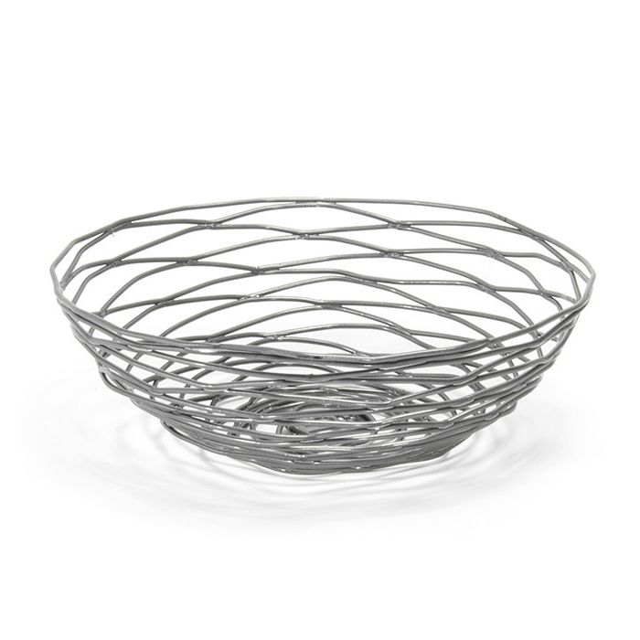 Front Of The House&reg; 8" Wireware&trade; Pewter Basket