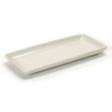 Tuxton&reg; 11.5" Eggshell Relish Tray