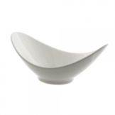 Ten Strawberry Street Whittier White 15" Fruit Bowl