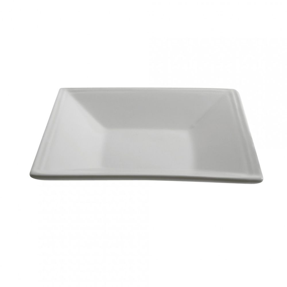 Ten Strawberry Street Whittier White 5" Square Tid Bit Tray