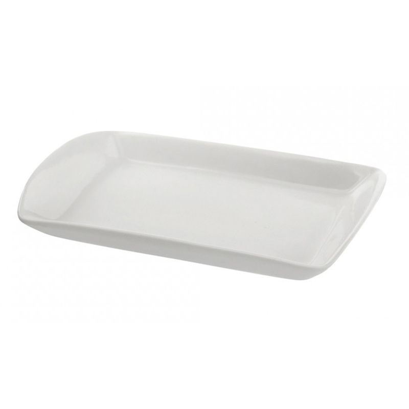 Ten Strawberry Street Whittier White Rectangular Tid Bit Tray