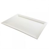 Ten Strawberry Street Whittier White 22 x 15" Rectangular Platter