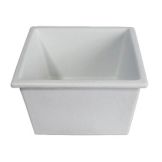 Bugambilia Square Salad Bar Bowl, White