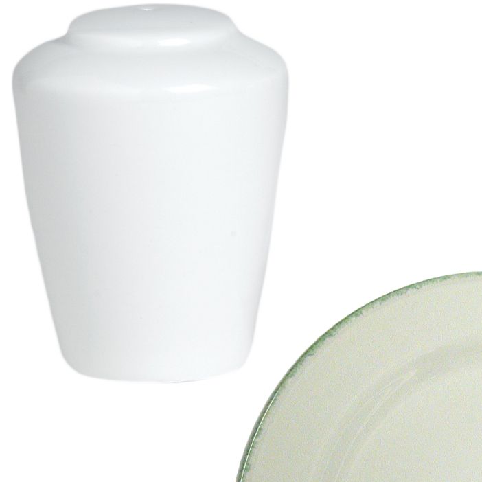 Steelite Performance Simplicity Green Dapple Madison Salt Shaker