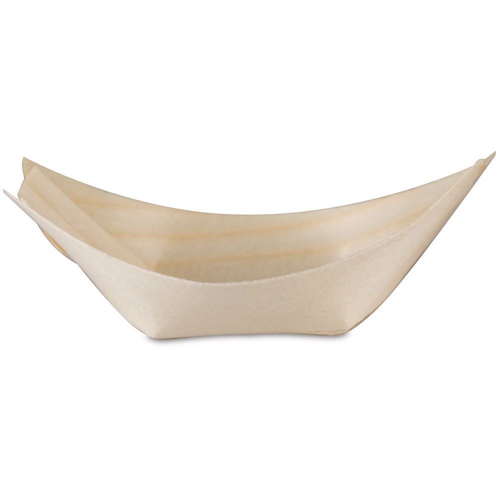 JB Prince 2.5" Poplar Wood Serving Boat