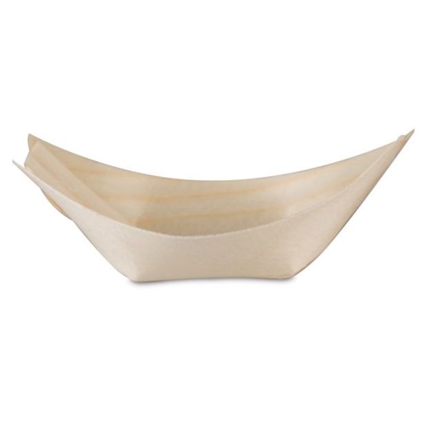 JB Prince 2.5" Poplar Wood Serving Boat