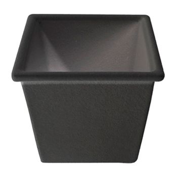 Bugambilia Square Salad Bar Bowl, Black
