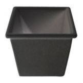 Bugambilia Square Salad Bar Bowl, Black