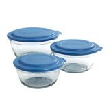 Anchor Hocking Glass Mixing Bowl Set, 6 Pieces