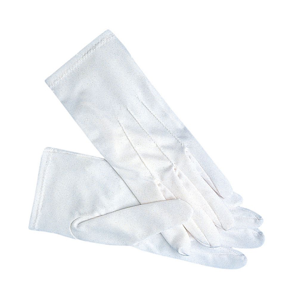 CrewWare&reg; Medium White Server Glove w/ Dotted Palm