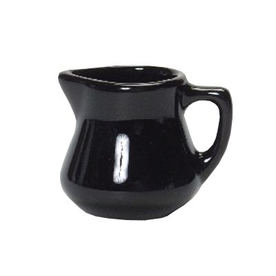 Tuxton&reg; 3.5  Oz. Black Creamer