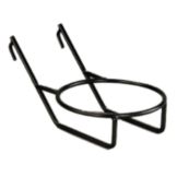 American Metalcraft Small Black Iron 6-3/8" Round Rack