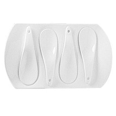 Steelite Montgatina Ola White 4 Spoon Platter