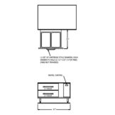 Randell&reg; 47" Freezer Counter Equipment Stand