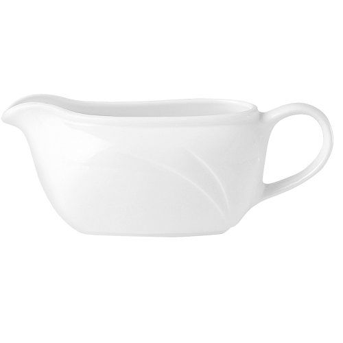 Steelite Distinction Alvo White 12 Oz. Sauce Boat