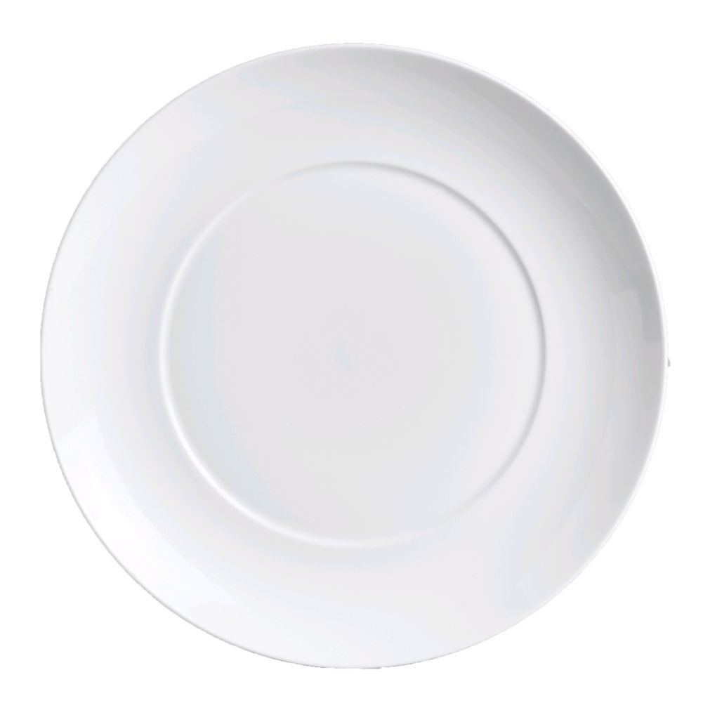 Steelite Rene Ozorio Aura Duo White 12" Plate