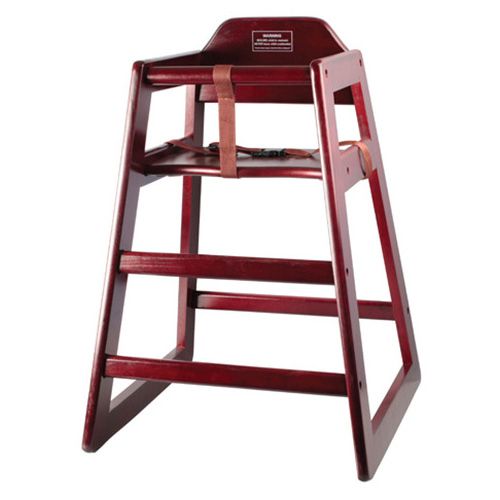 Stacking Mahogany High Chair
