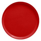 Cambro&reg; Camtray&reg; 14" Signal Red Round Serving Tray