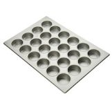Focus Foodservice Glazed Aluminized Steel Jumbo Muffin Pan w/ 24 Cups