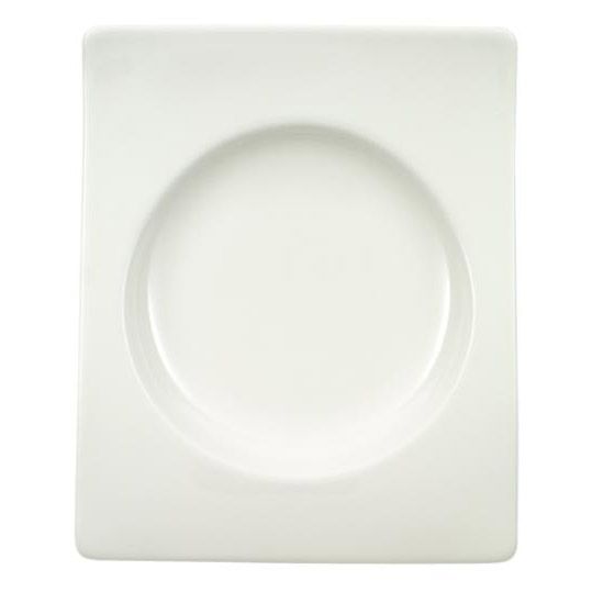 HotWave Rectangular Coffee Cup Saucer, 7" x 5-7/8"