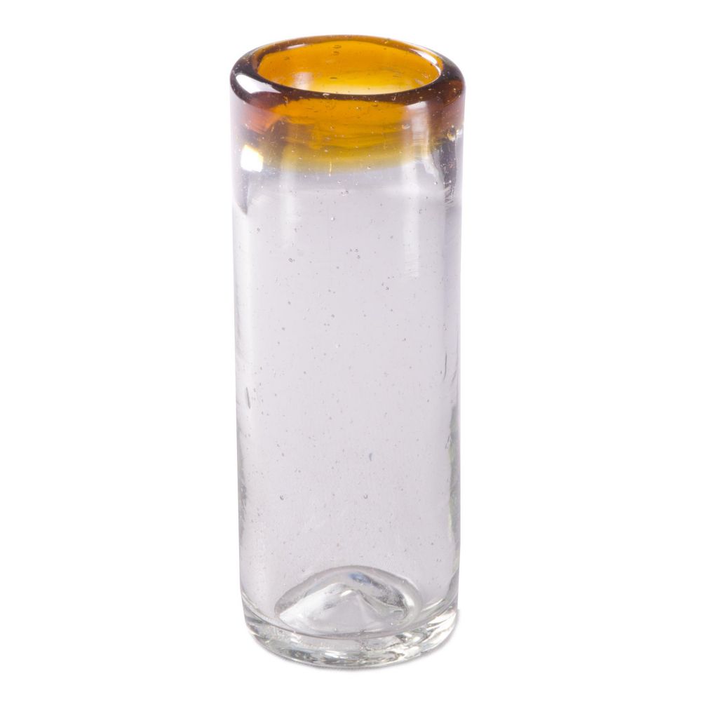 Orion Trading & Design Amber Rim 2 Oz Shot Glass