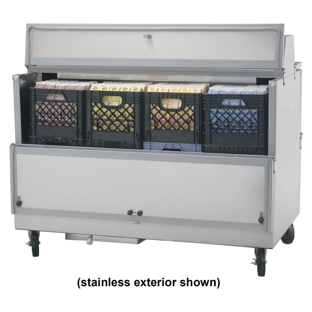 Beverage-Air 58" School Milk Cooler with 5" Casters