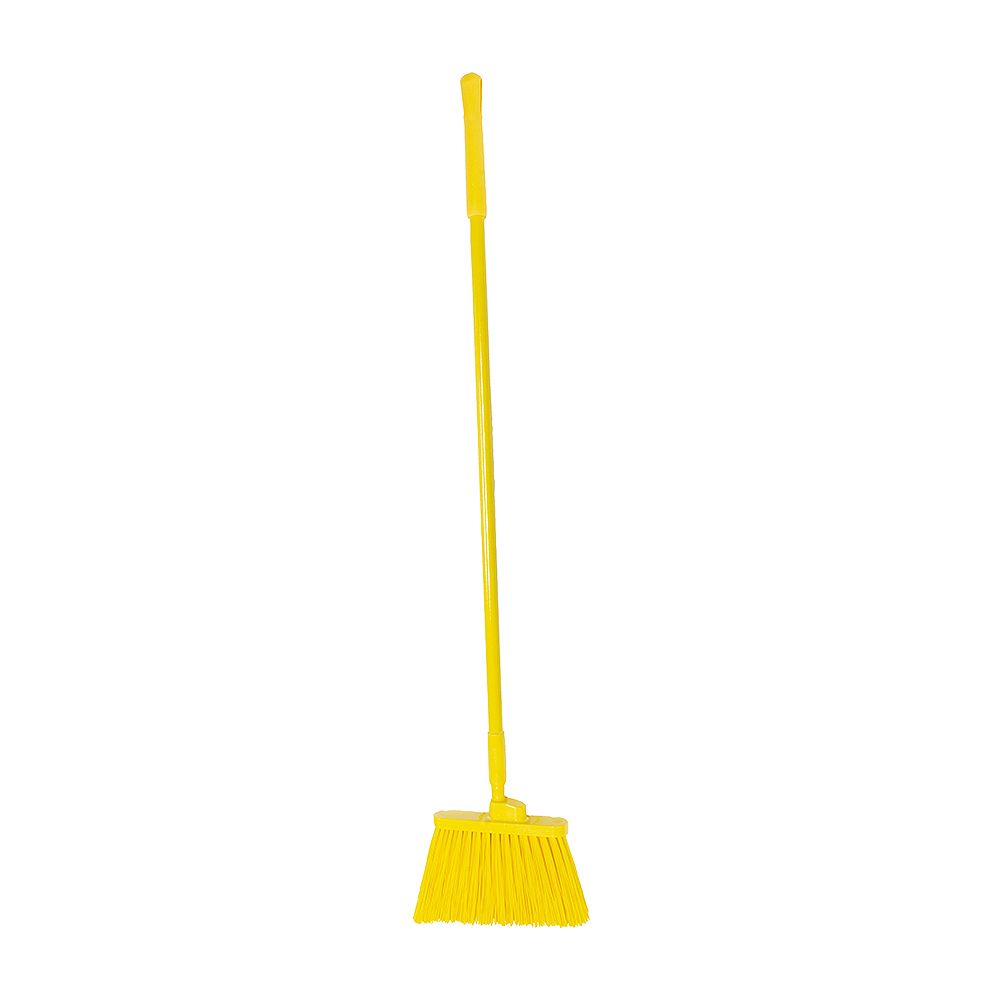 Carlisle&reg; Spectrum&reg; Duo-Sweep&reg; 56" Yellow Angle Broom