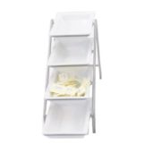 Dover Metals Nickel 4-Tier Amenity Stand w/ 6 x 9" Bowls