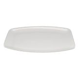Gourmet Display&reg; 18-1/4" x 12" Porcelain White Platter