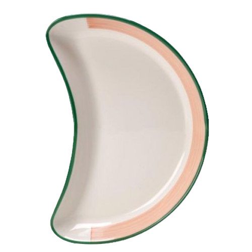 Steelite Simplicity Rio Pink 8" Crescent Salad Plate