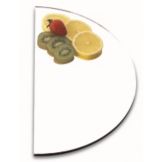 Delfin 12" x 12" Round Flat Mirror