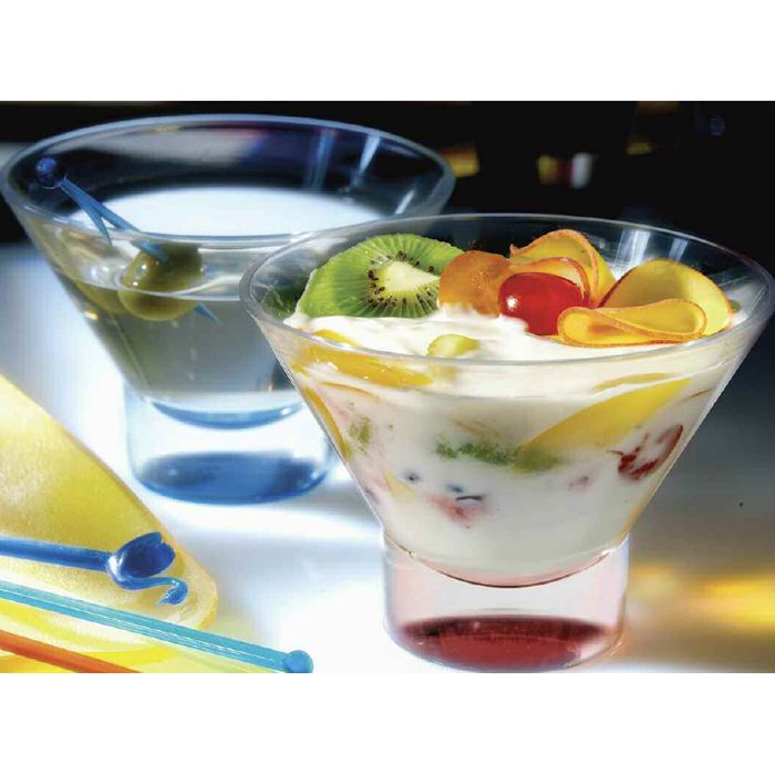 Bormioli Rocco 13 Oz Clear / Blue Dessert Dish
