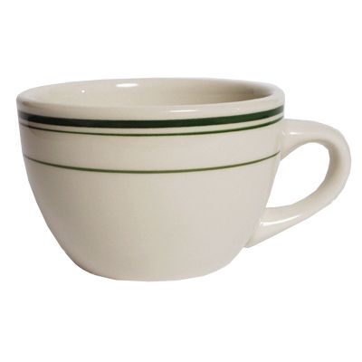 Tuxton&reg; Green Bay 7 Oz. Eggshell Round Cup
