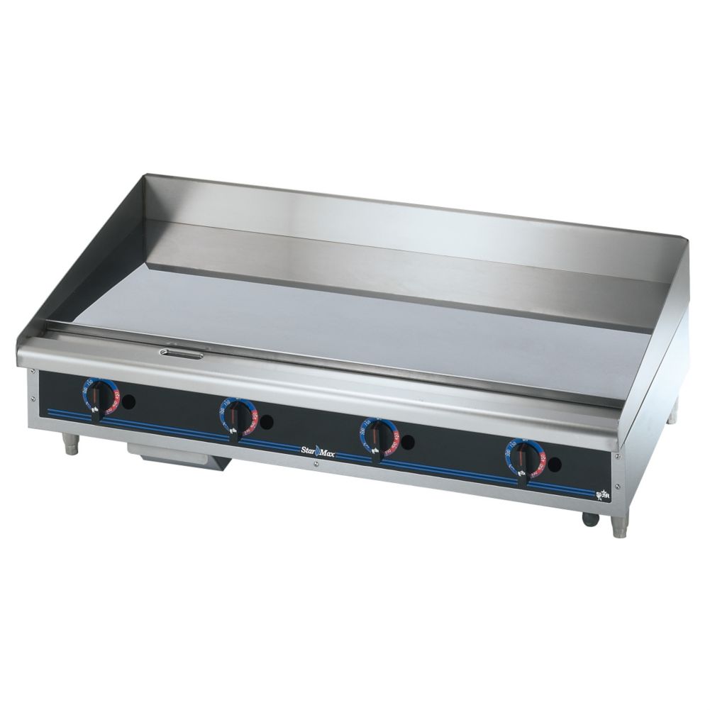 Star&reg; Mfg Chrome-Max&reg; 48"W Countertop Gas Griddle