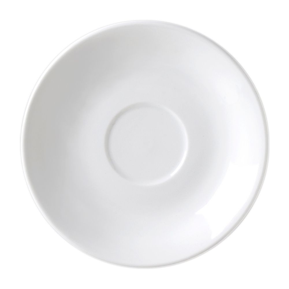 Vertex&reg; China Rubicon Undecorated White 6 In. Saucer