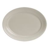 Tuxton&reg; Hampshire 12-1/8" x 9-1/2" Eggshell Oval Platter