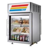 True&reg; S/S Pass-Thru Countertop Refrigerator, 5 Cubic Ft