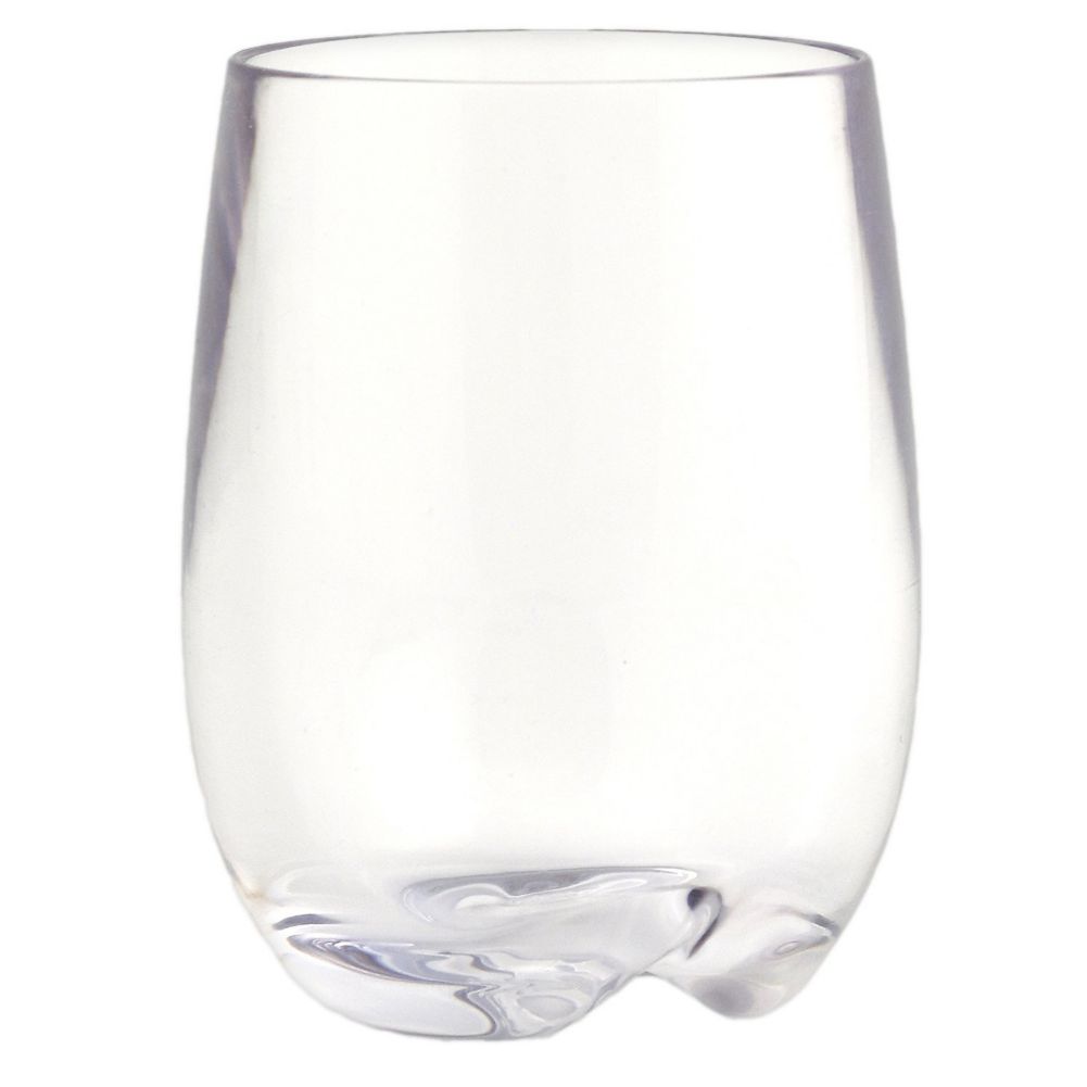 Strahl&reg; Design+ Contemporary 8 Oz Clear Stemless Wine Glass