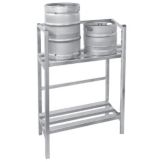 Channel Keg Storage, 2 Shelves, Holds 4 Kegs