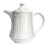 Tuxton 18 Oz Tea Pot, Porcelain White