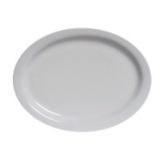 Tuxton&reg; Colorado 11.13" x 8.63" Porcelain White Platter