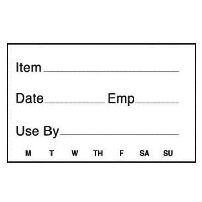 Cambro Storesafe&reg; Half Size Bulk Dispenser Food Rotation Label