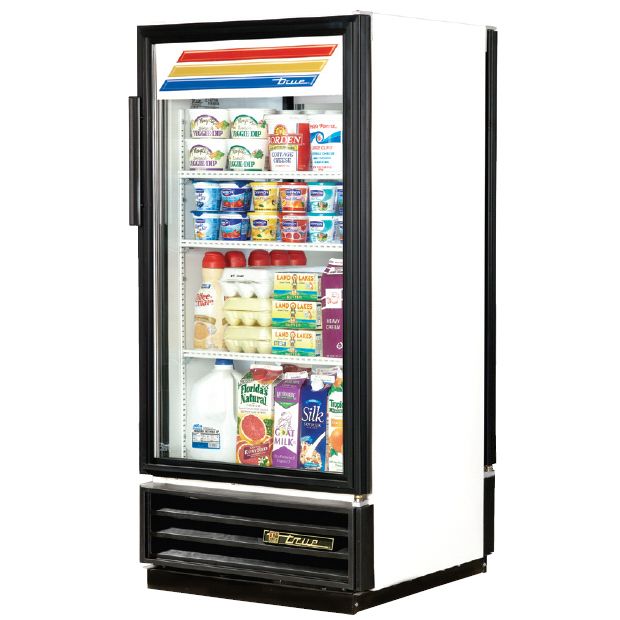 True&reg; White Pass-Thru Countertop Refrigerator, 10 Cubic Ft