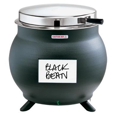Server 7 Qt. Kettle Shaped Soup Warmer  - Copper, KS 85760
