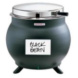 Server 7 Qt. Kettle Shaped Soup Warmer  - Copper, KS 85760
