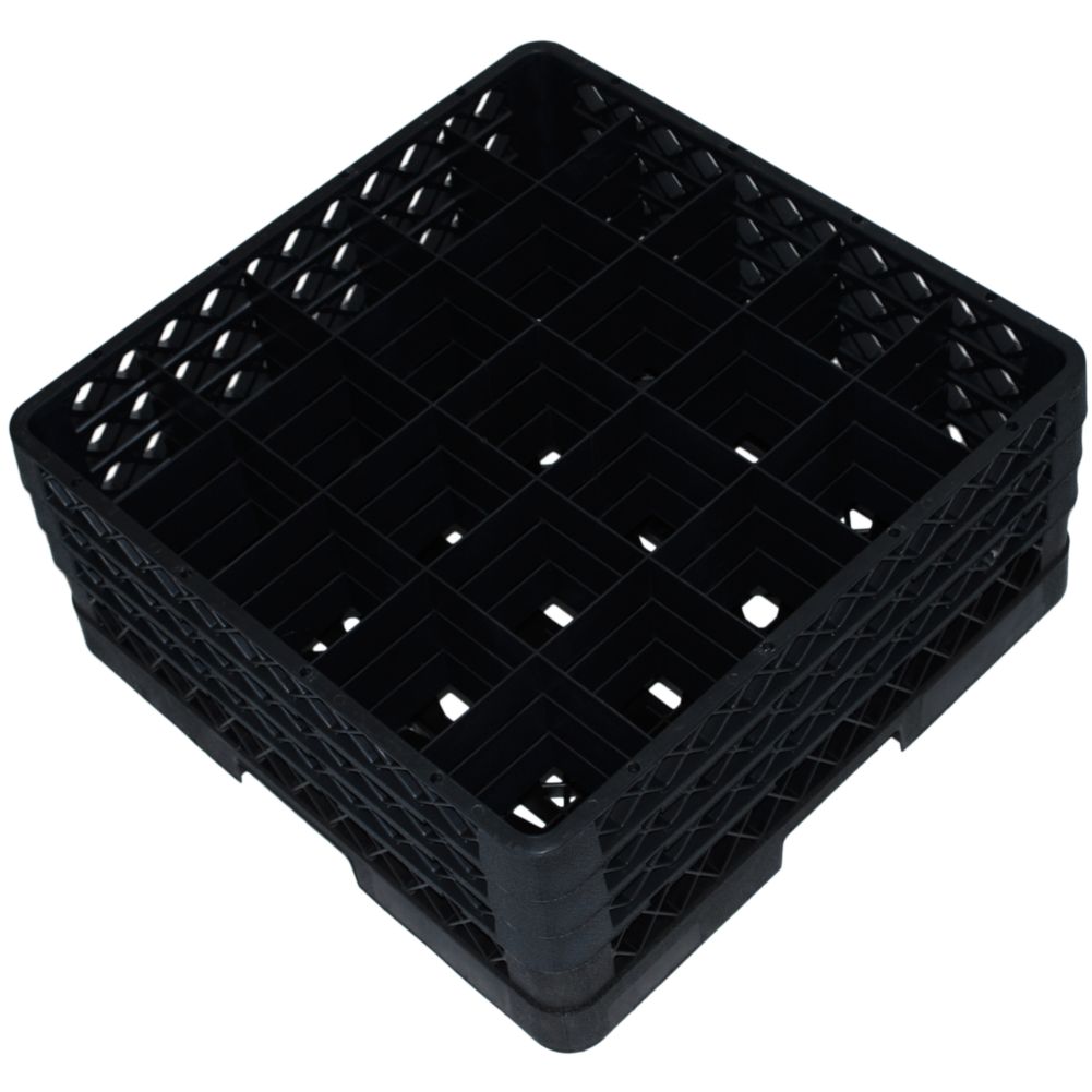 Traex&reg; 25 Compartment 3 Extender Black Glass Rack